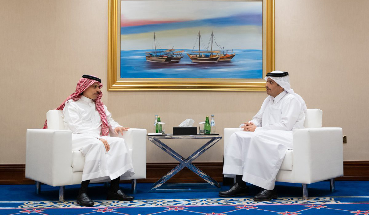 Deputy Prime Minister and Minister of Foreign Affairs Meets Saudi Foreign Minister
